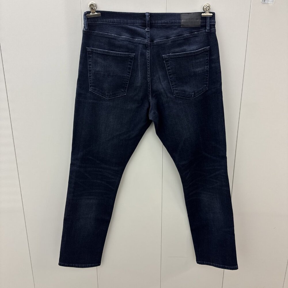 Lucky Brand Jeans Mens 36x32 Blue Dark Wash 410 Athletic Straight Denim Pants